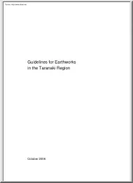 Guidelines for Earthworks in the Taranaki Region