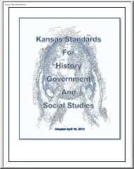 Kansas Standards for History Government