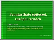 Szekér László - Fenntartható