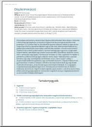 Pap András László - Diszkrimináció