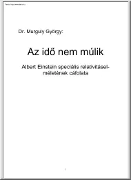 Dr. Murguly György - Az idő nem