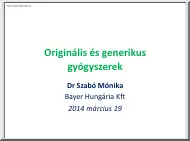 Dr. Szabó Mónika - Originális és