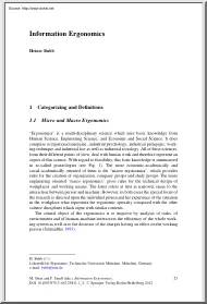 Heiner Bubb - Information Ergonomics