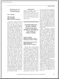 Peter J. Gosling - Dictionary of Parasitology