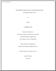 Anh Le - Vietnamese International Student Repatriates, An Exploratory Study