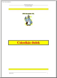 Klement András - Csicsókás ételek