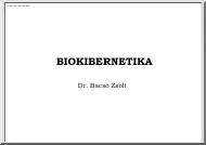 Dr. Bacsó Zsolt - Biokibernetika