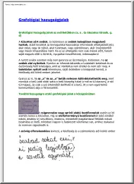 Grafológiai hazugságjelek