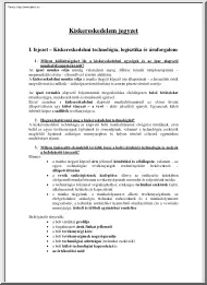 Kiskereskedelem jegyzet, 2002