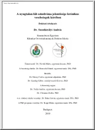 Dr. Szentkirályi András - A nyugtalan