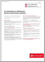 An Introduction to Phishing for Business and Personal Customers