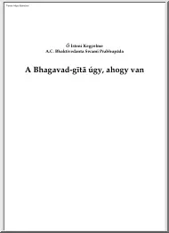 A Bhagavad-gita úgy, ahogy van