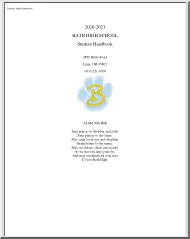 Bath High School, Student Handbook
