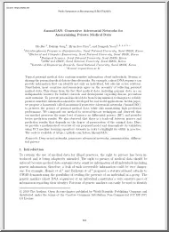 AnomiGAN, Generative Adversarial Networks for Anonymizing Private Medical Data