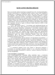 Kurt Lewin mezőelmélete