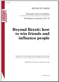Beyond Brexit, How to Win Friends and Influence People