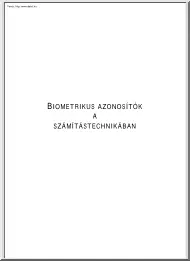 Biometrikus azonosítók a számítástechnikában