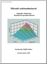 Műszaki szaktanulmányok