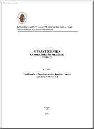 Markella-Molnár - Oszcilloszkóp és