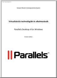 Kovács Gábor - Parallels Desktop 4 for Windows