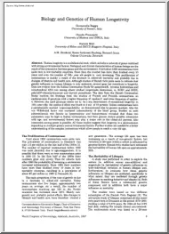 Baggio-Franceschi-Mari - Biology and Genetics of Human Longetivity