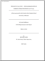 Michael Kobs - The Root of all Evil, The Mandrake Myth in German Literature From 1673 to 1913