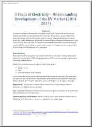 3 Years of Electricity, Understanding Development of the EV Market