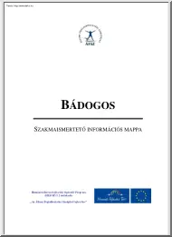 Bádogos, szakmaismertető információs mappa
