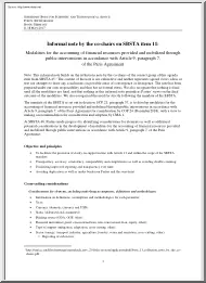 Modalities for the accounting of financial resources provided and mobilized through public interventions