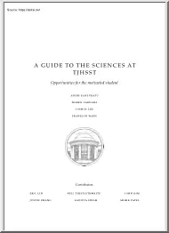 A Guide to the Sciences at Tjhsst