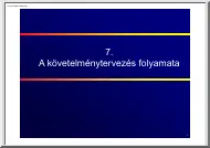 A követelménytervezés folyamata
