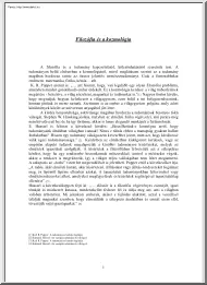 A filozófia és a kozmológia