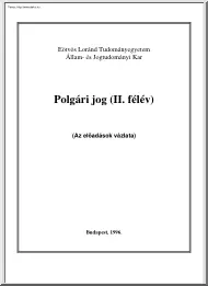 Paulini Márió - Polgári jog