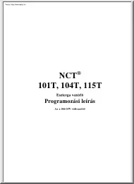 NCT 101T, 104T, 115T eszterga