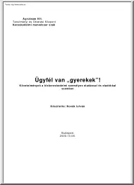 Novák István - Követelmények a