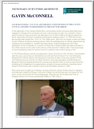 Dictionary of Scottish Architects, Gavin McConnell