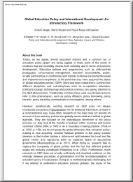 Verger-Novelli-Kosar - Global Education
