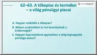 A tőkepiac és termékei, a világ