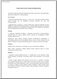 A hipertónia kezelése sürgősségi állapotokban