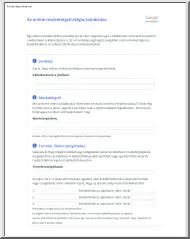 Az online marketingstratégia