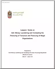 Lawyers Guide on Anti-Money Laundering and Combating the Financing of Terrorism and Financing of Illegal Organizations