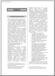 Szociális munka szigorlat tételek