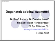 Dr. Bánfi-Dr. Zsoldos - Daganatok sebészi szemmel