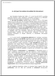 Az első ipari forradalom társadalmi