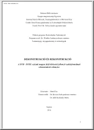 Hottó Éva - A XVII.-XVIII. századi magyar férfi öltözetek jellemző szabásformáinak rekonstrukciós elemzése