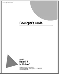 Borland Delphi 7 Developers Guide