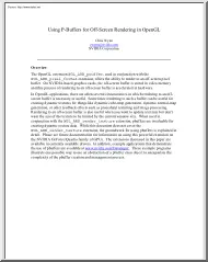 Chris Wynn - Using P-Buffers for Off-Screen Rendering in OpenGL