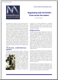 Andrew Gottschalk - Negotiating with the British, From Across the Waters