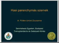 dr. Földes-Lénárd Zsuzsanna - Hasi parenchymás szervek