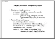 A diagnózis menete a nephrológiában